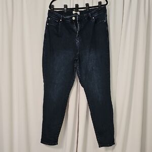 Eloquii Dark Indigo Skinny Jeans